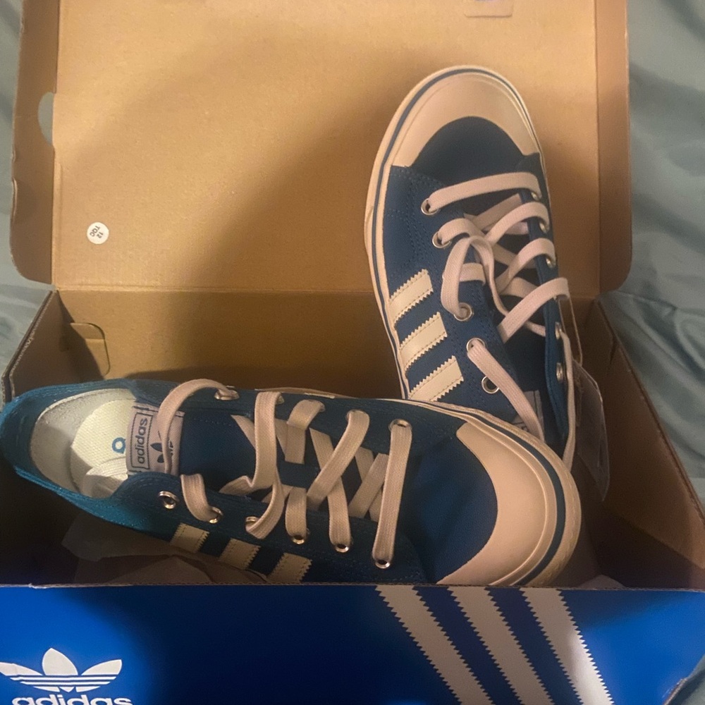 adidas Blue and White Women's Shoes